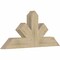 Ekena Millwork Saratoga Rough Sawn Timber Gable Bracket, Douglas Fir, 48"W x 22"H x 4"D x 6"F, 11/12 Pitch GBW048X22X0406SAR00RDF - alternate 4